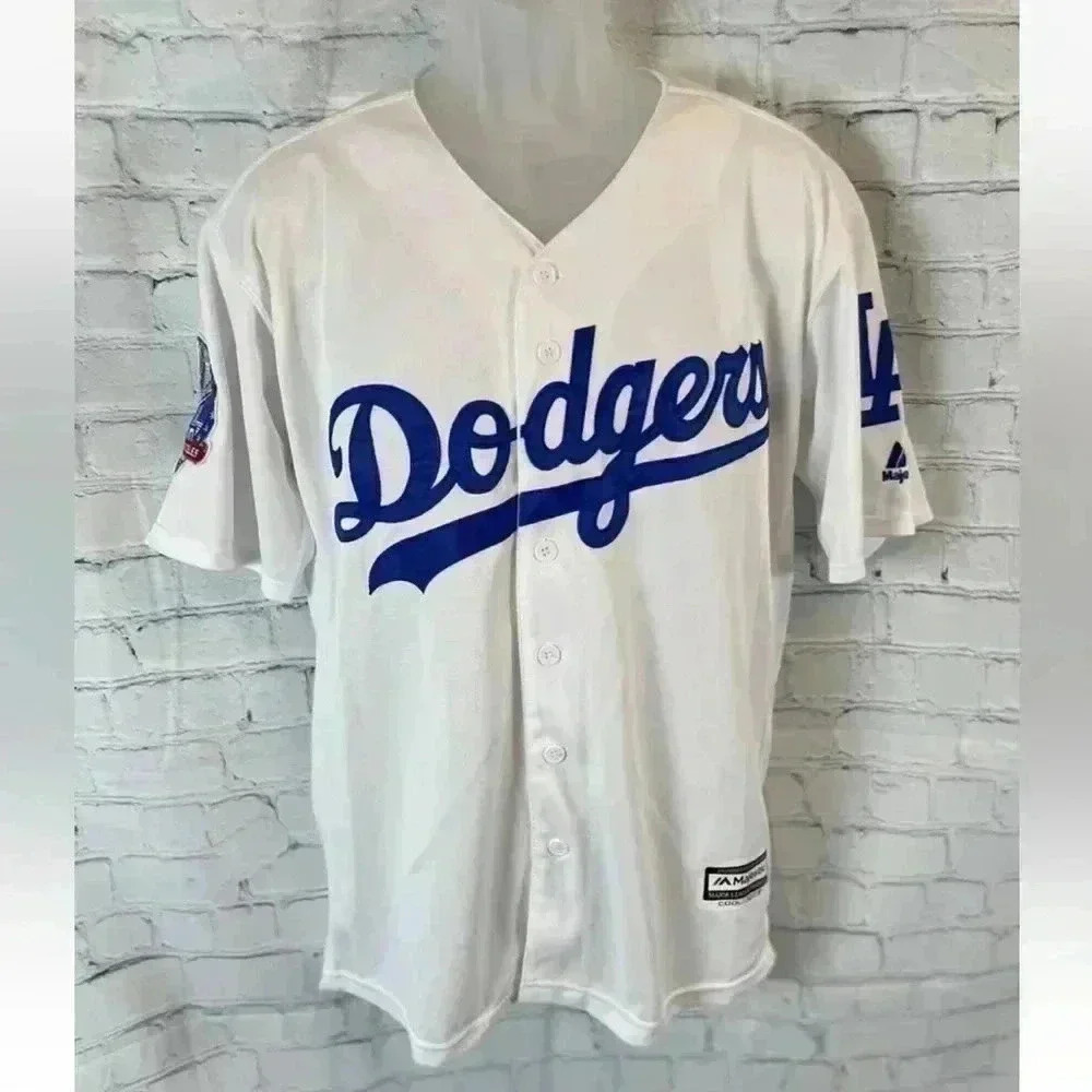 AUTHENTIC MAJESTIC Sz S CODY BELLINGER LOS ANGELES DODGERS FLEX BASEBALL Jersey